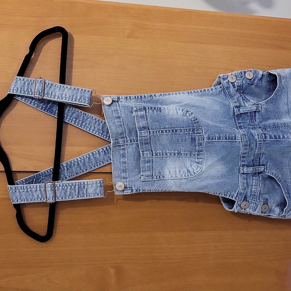 Wallflower girl's denim overalls.